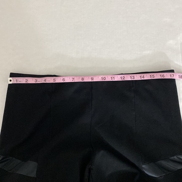 DKNYC | Black Mixed Media Pants - Picture 9 of 11